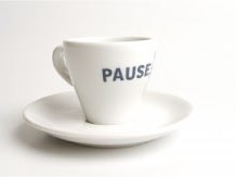 teacup with 'pause' graphic